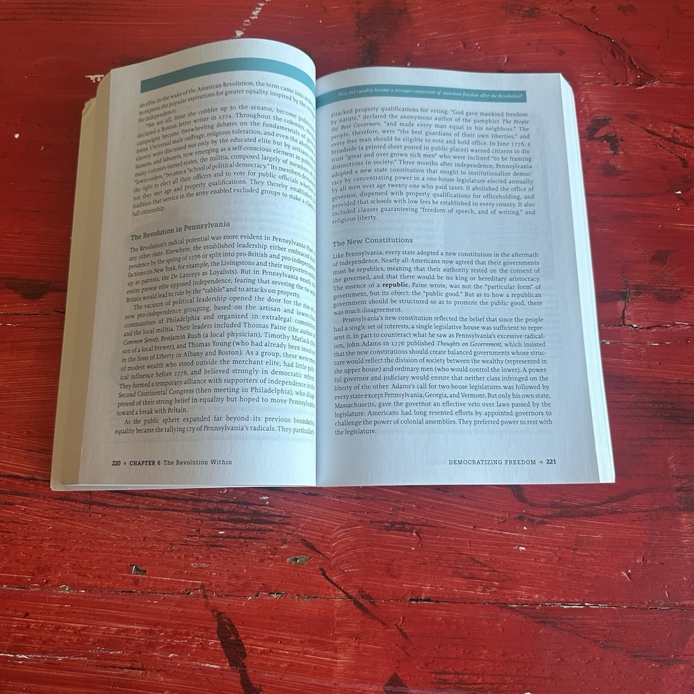 Give Me Liberty! An American History 6th Edition Volume 1 Eric Foner With Code - Picture 2 of 6